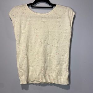 Retro 80’s sweater vest